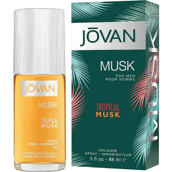 Jovan Tropical Musk Cologne Spray, 88ml